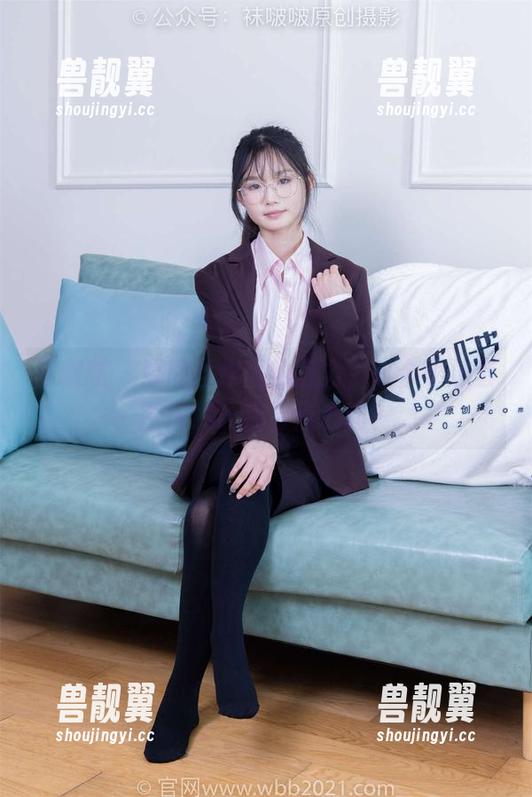 袜啵啵 - 厚肉丝作品的魅力，这个小沫套图居然让我有点心动？